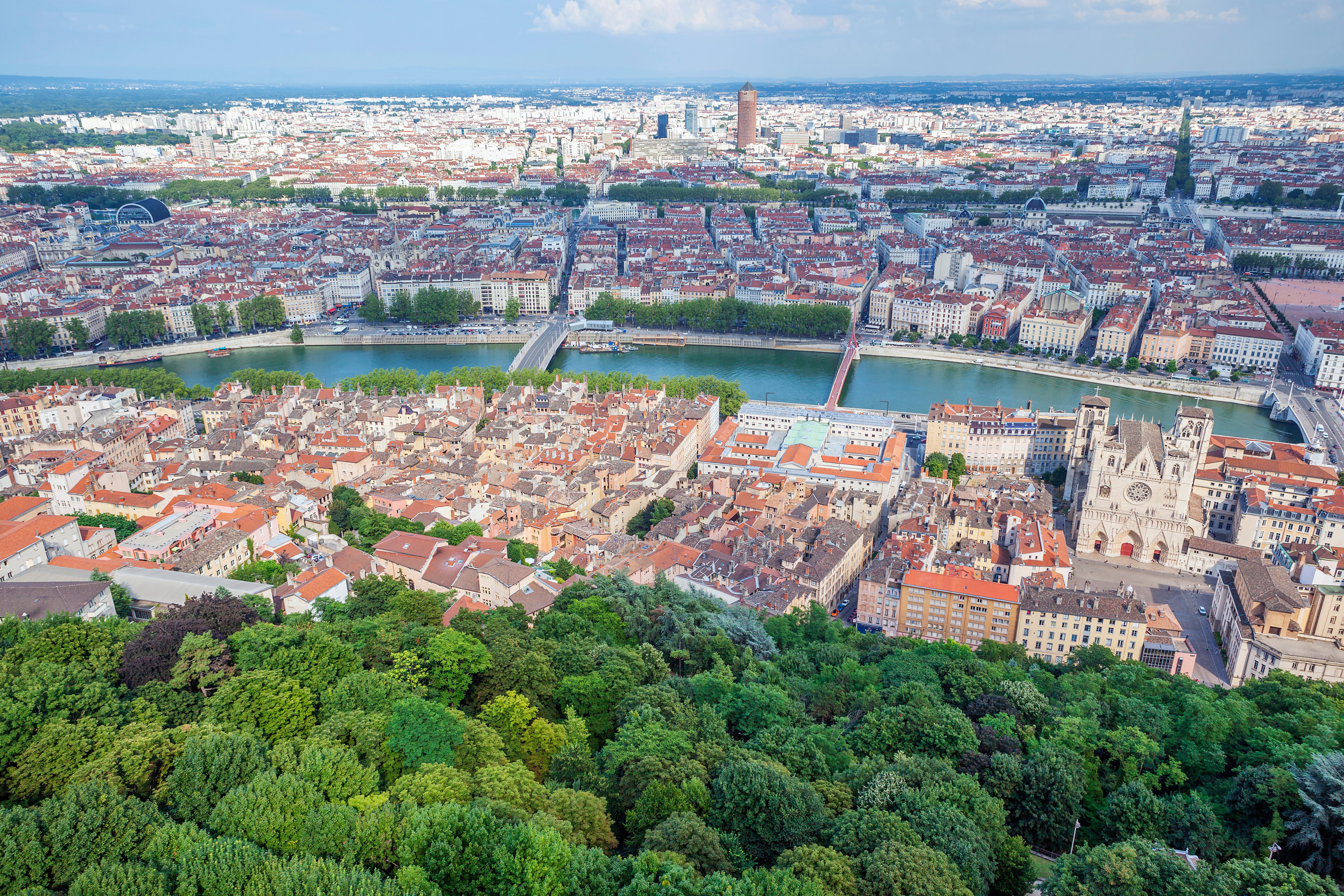 aerial-view-lyon-from-basilique-de-fourviere-hill-france