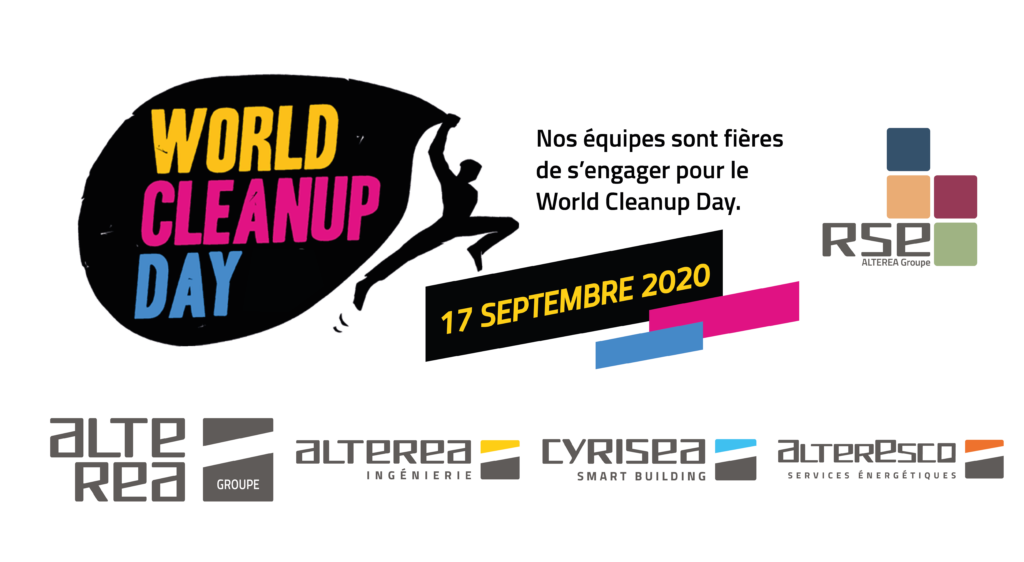 ALTEREA Groupe va participer au World Clean Up Day