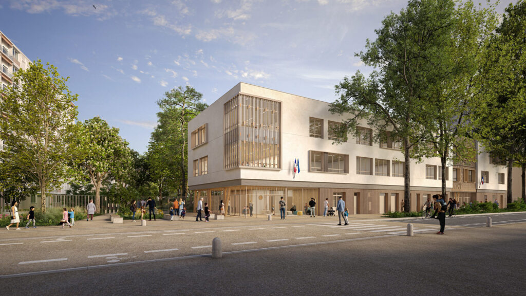Ville de Villeurbanne : un nouveau groupe scolaire durable et ambitieux