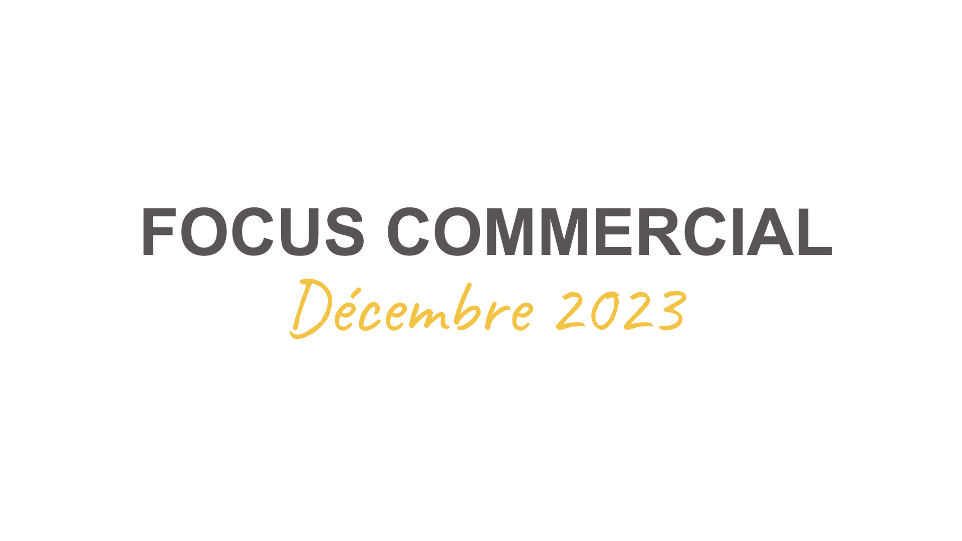 Les actualités commerciales d'ALTEREA au mois de décembre 2023