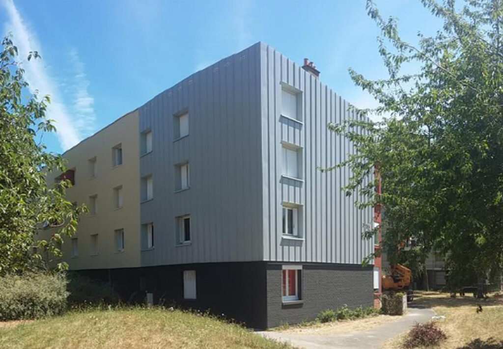 REX - requalification de bâtiments dans le quartier Ronceray au Mans